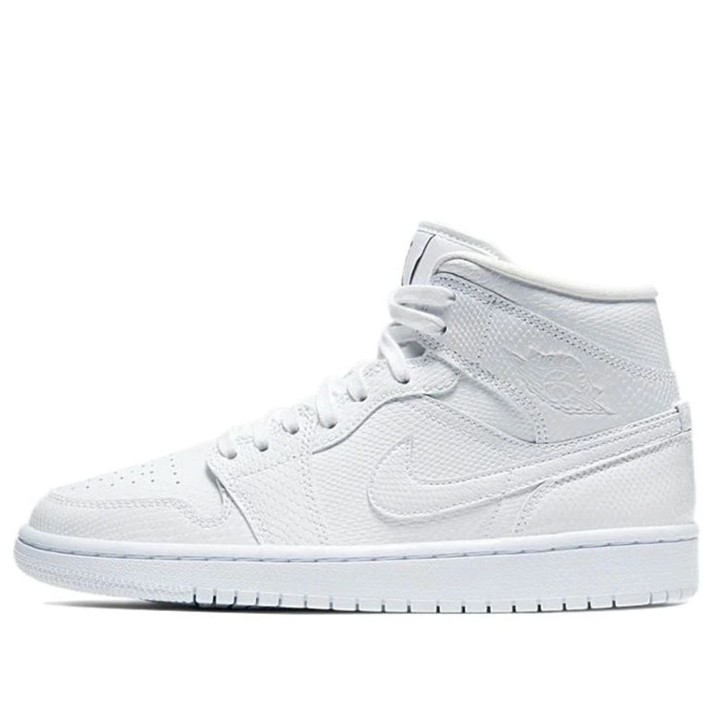 Women's Air Jordan 1 Mid Size 10 in white